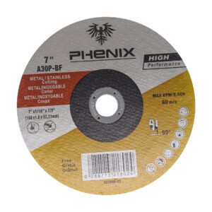 Disco de corte para acero inoxidable PHENIX 4 1/2" x 3/64" x 7/8" - 190118